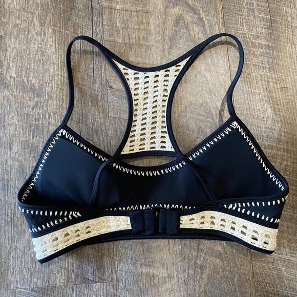 Victoria's Secret Black Cream Crochet Bikini Set - Picture 3 of 7